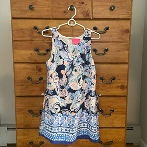 Lilly Pulitzer Donna Dress - Navy and Light Pink